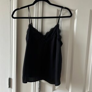 Abercrombie Lace Cami with Button Front